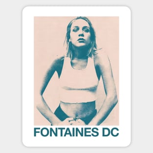 Fontaines DC • • • • Retro Indie Design Magnet